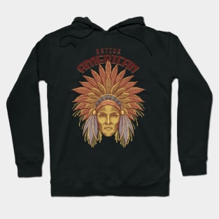 Indian Head Illustration Hoodie